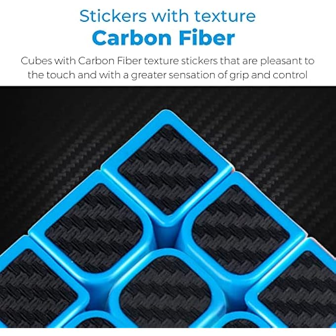MEILONG MOYU CUBING CLASSROOM CARBON FIBER NON-SLIP WITH FASTER, EASIER AND SOFT 3D PUZZLE FOR BEGINNERS AND PROFESSIONALS (CA1) - Image 2
